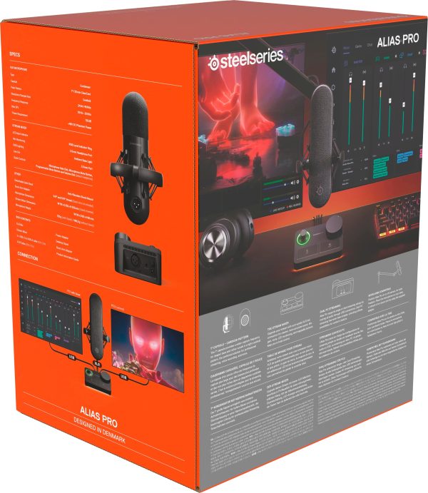 Alias Pro XLR Microphone Gaming Broadcast Quality Audio-6