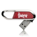 Nebraska Huskers 16GB USB Flash Drive Keyscaper Clip Design-0