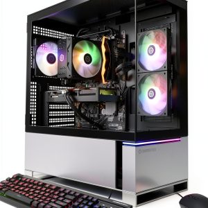 CyberPowerPC Gaming Desktop AMD Ryzen 5 RTX 5050 16GB-0
