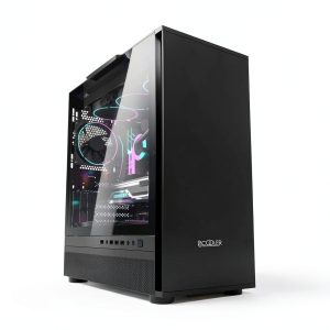 PCCOOLER MASTER IE200S MESH Gaming Case EATX Tempered Glass-0