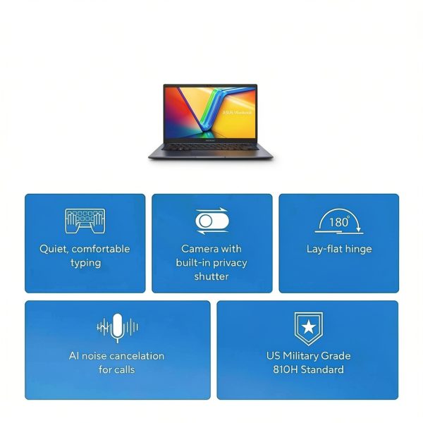 ASUS Vivobook 14 Laptop Intel Core i5 12GB Memory Quiet Blue-1