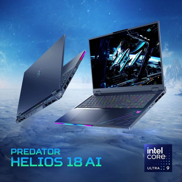 Acer Predator Helios 18 AI Gaming Laptop Intel Core Ultra 9-3