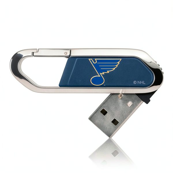 St Louis Blues USB Flash Drive 16 GB USB C Clip Design-0