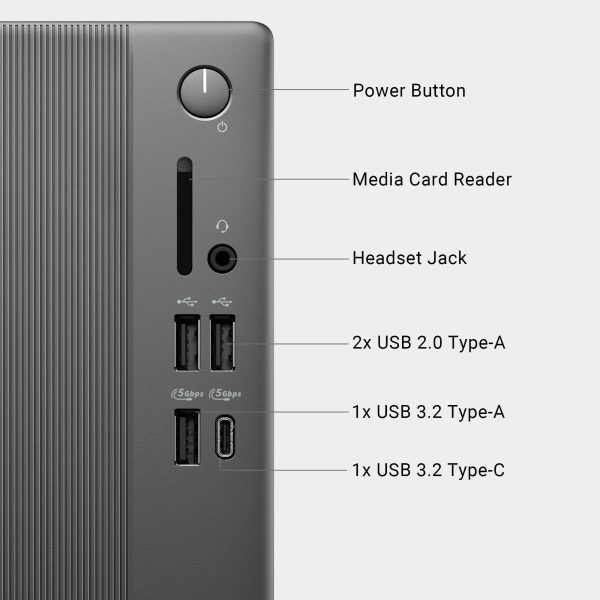 Dell Slim Desktop Intel Core Ultra 7 16GB 1TB Black-6