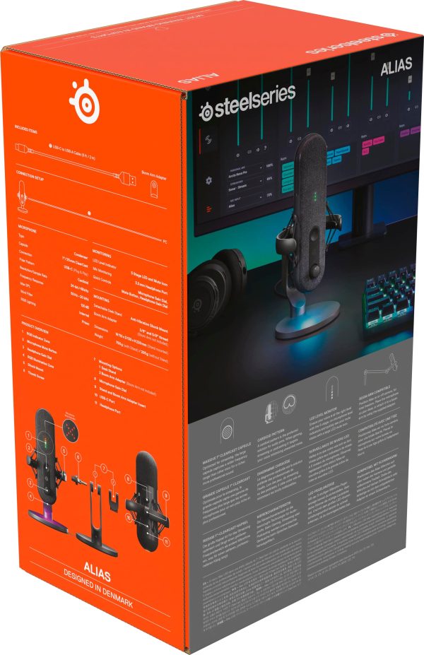 Alias Gaming Microphone Broadcast Quality Voice Capture-9