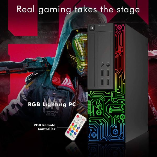 Dell Refurbished RGB Gaming PC Intel i7 GT 1030 16GB RAM-3