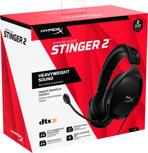 HyperX Cloud Stinger 2 Wired Gaming Headset PC Black-16