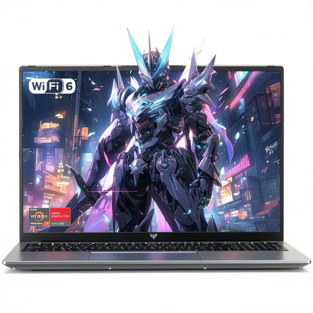 ACEMAGIC LX15Pro Gaming Laptop displaying a game on its 15.6-inch screen