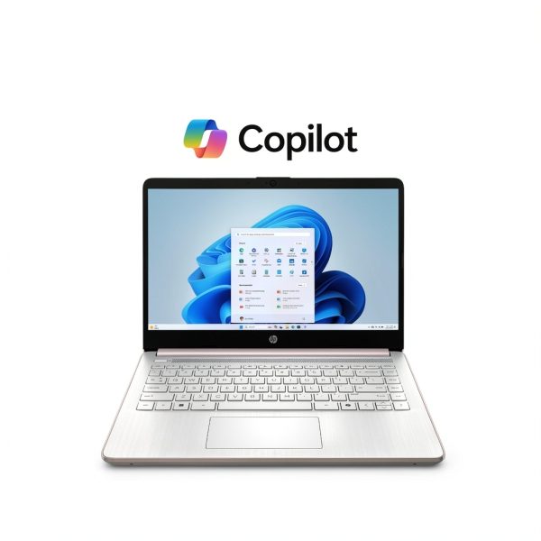 HP 14 Laptop Intel N150 4GB RAM 128GB UFS Rose Gold-8