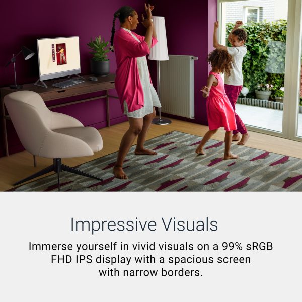Dell All in One Desktop 24 Inch FHD Display Windows 11-1