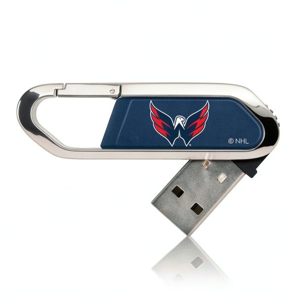 Washington Capitals USB Flash Drive 16GB USB-C Clip Design-0