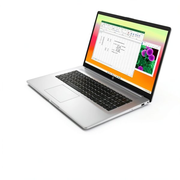 HP 17.3 Laptop AMD Ryzen 5 8GB Memory 512GB SSD Silver-1