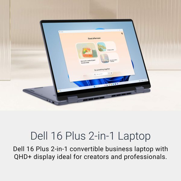 Dell Copilot Plus PC 16 Inch 2 in 1 Laptop Intel Core Ultra-1