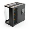 Rosewill ATX Mid Tower Case Curved Glass ARGB Fans USB-8