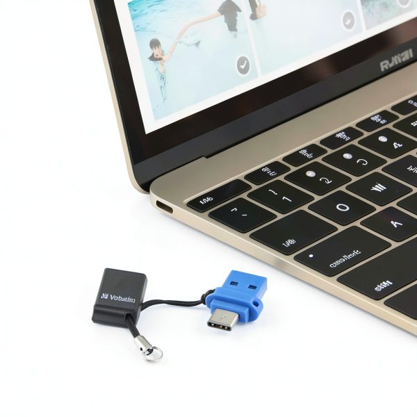 Verbatim Dual USB Flash Drive 128GB USB C Storage Mobile-4