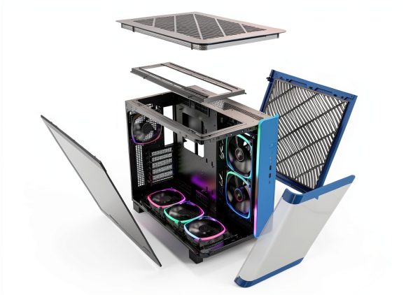 Montech KING 95 PRO Dual Chamber ATX Mid Tower PC Case-3
