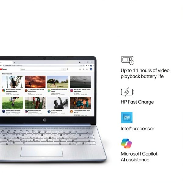 HP 14 Laptop Intel N150 4GB 128GB Sky Blue Student-7