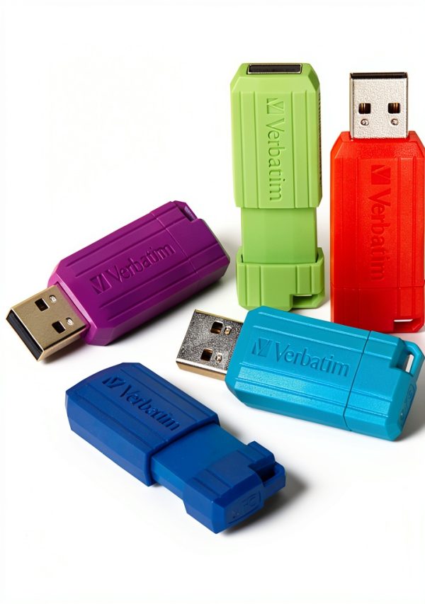 Verbatim 16GB Flash Drives 5 Pack Retractable USB 2.0-1