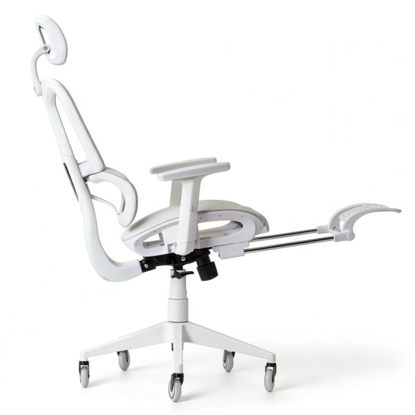 GOODSILO Ergonomic Mesh Gaming Chair Adjustable Footrest-7