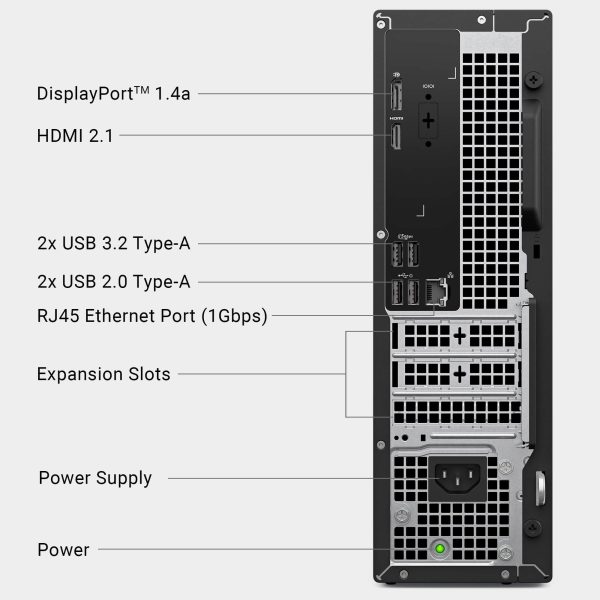 Dell Slim Desktop Intel Core Ultra 7 16GB 1TB Black-7
