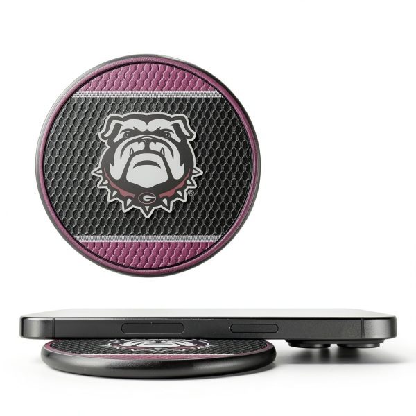 Georgia Bulldogs Wireless Charger 10W Mesh Design-0