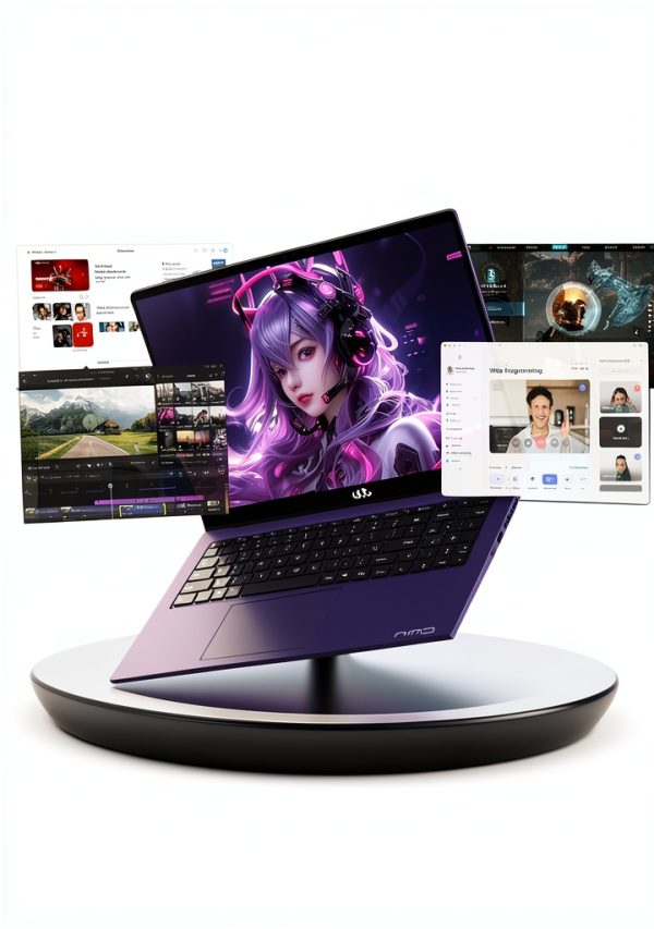 NIMO Gaming Laptop AMD Ryzen 7 32GB RAM 2TB SSD Black Blue-1