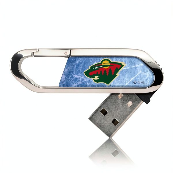 Keyscaper Minnesota Wild USB Flash Drive 16GB Ice Flood Clip-0