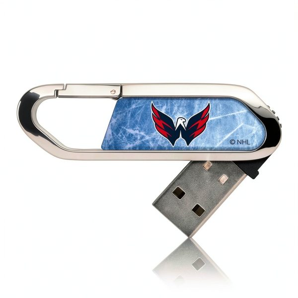 Washington Capitals USB Flash Drive Keyscaper Ice Flood Clip-0