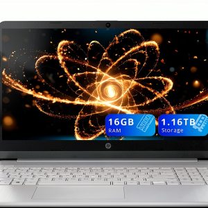 HP 15.6 FHD Laptop Intel i3 16GB RAM 1TB SSD Silver-0