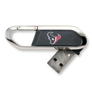 Houston Texans USB Flash Drive Keyscaper 16GB USB-C Clip-0