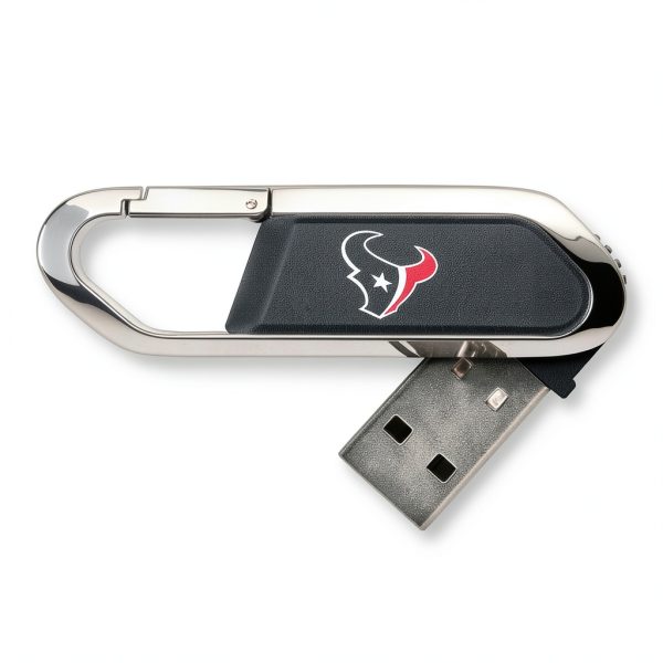 Houston Texans USB Flash Drive Keyscaper 16GB USB-C Clip-0
