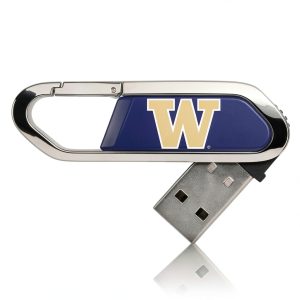 Washington Huskies USB Flash Drive Keyscaper 16GB Clip-0