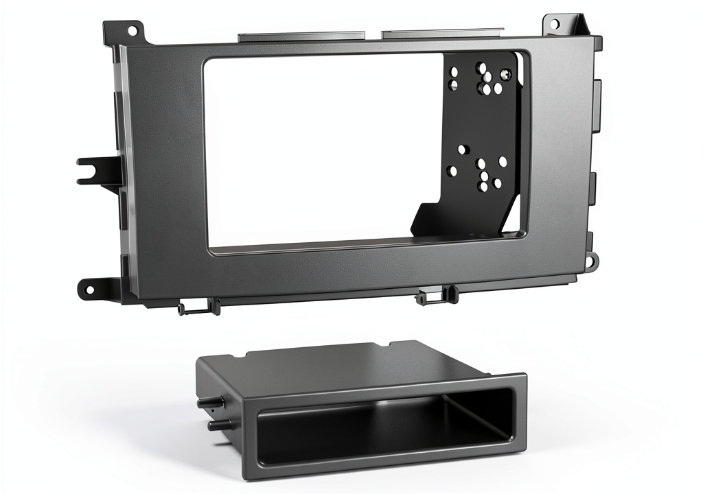 Toyota Sienna dash kit installed in vehicle dashboard
