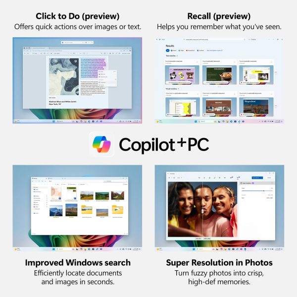 Dell Copilot Plus PC 16 Inch 2 in 1 Laptop Intel Core Ultra-4