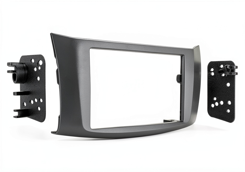 Metra 95-7618G dash kit installed in a Nissan Sentra dashboard