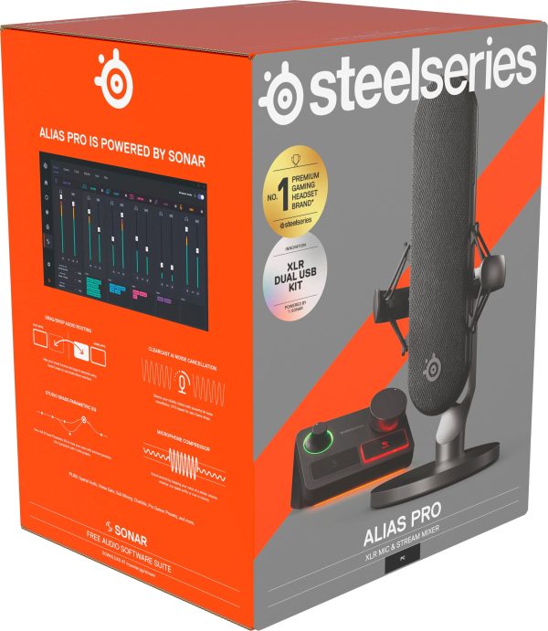 Alias Pro XLR Microphone Gaming Broadcast Quality Audio-5