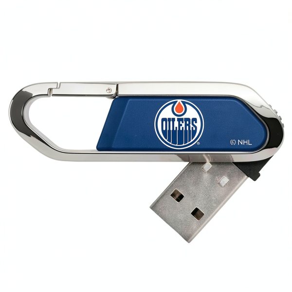 Edmonton Oilers Clip USB Flash Drive 16GB USB-C Storage-0