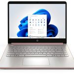 HP 14 Laptop Intel N150 4GB RAM 128GB UFS Rose Gold-0