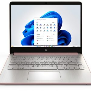 HP 14 Laptop Intel N150 4GB RAM 128GB UFS Rose Gold-0