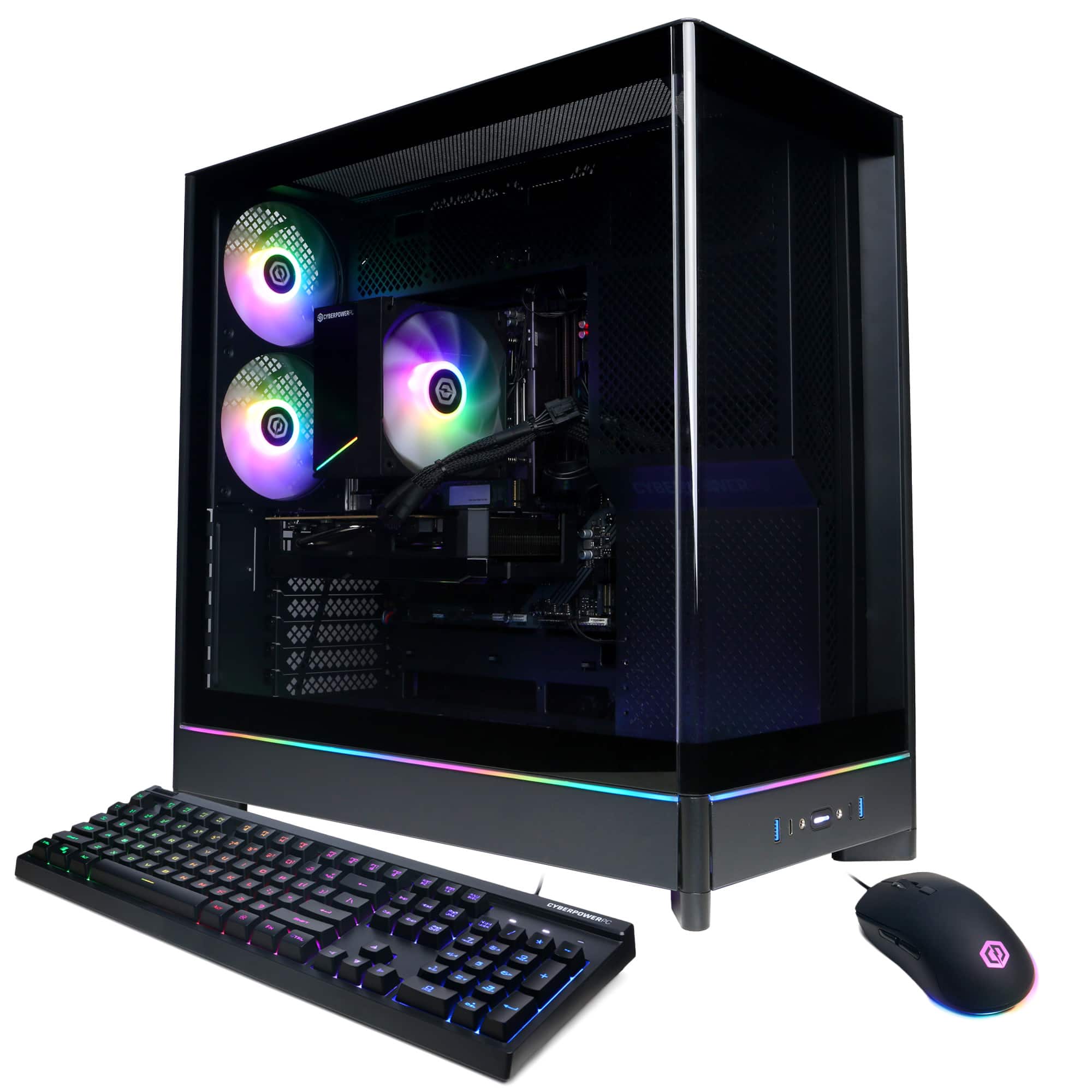 CyberPowerPC Gaming Desktop on a modern gaming setup