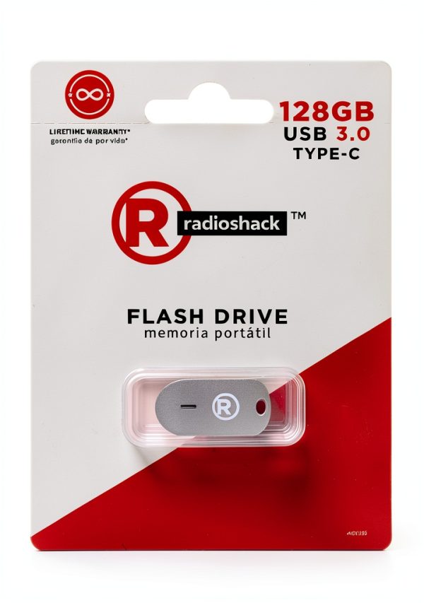 RadioShack 128GB Type-C Flash Drive USB 3.0 Zinc Alloy-1