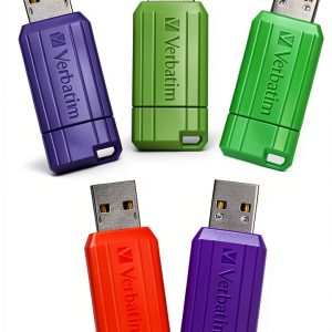 Verbatim 16GB Flash Drives 5 Pack Retractable USB 2.0-0