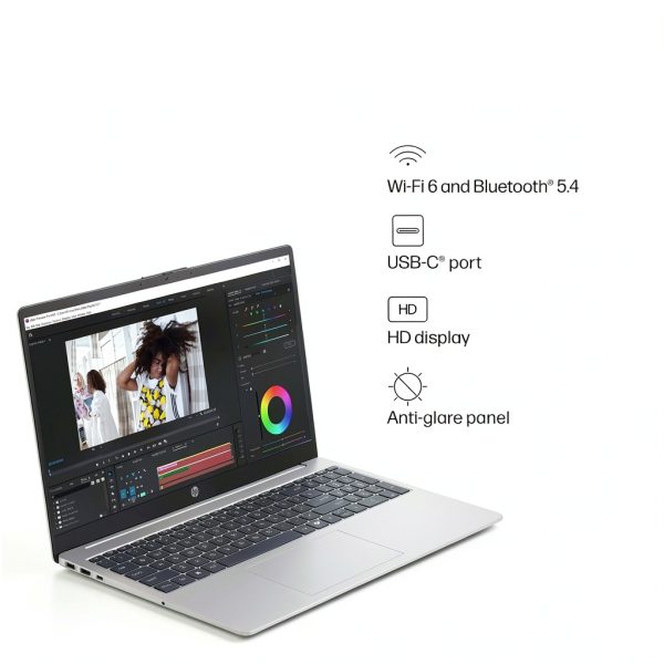 HP 15.6 Laptop Intel N100 4GB Memory 128GB UFS Silver-4