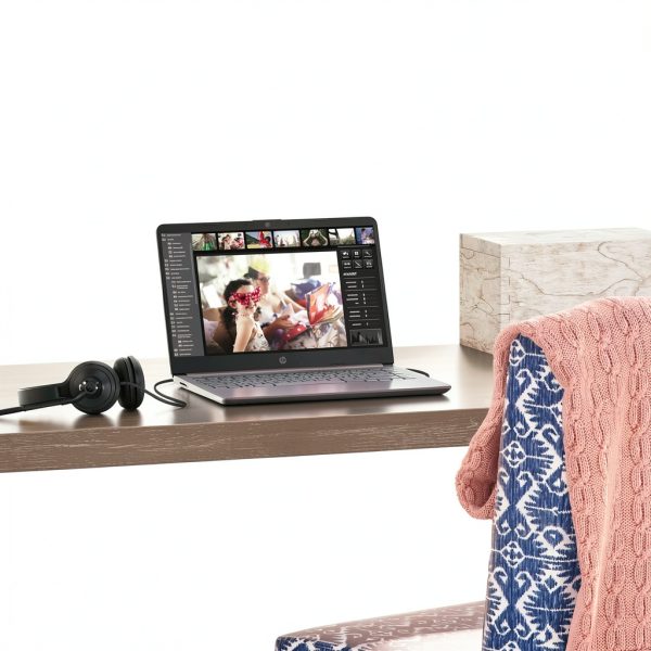 HP 14 Laptop Intel N150 4GB RAM 128GB UFS Rose Gold-15