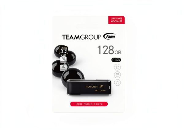 TEAMGROUP C175 USB Flash Drive 128GB Unibody Design Black-3