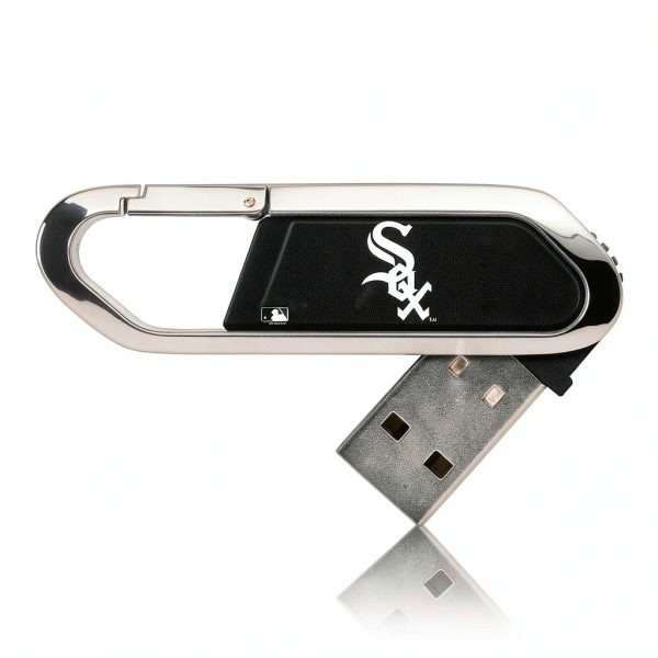 Chicago White Sox USB Flash Drive 32GB Carabiner Clip Design-0