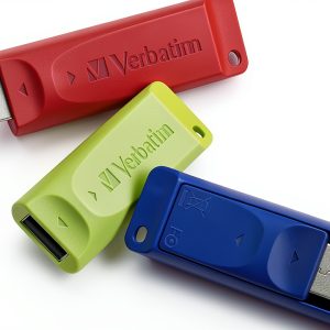 Verbatim 8GB USB Flash Drives Retractable Password-0
