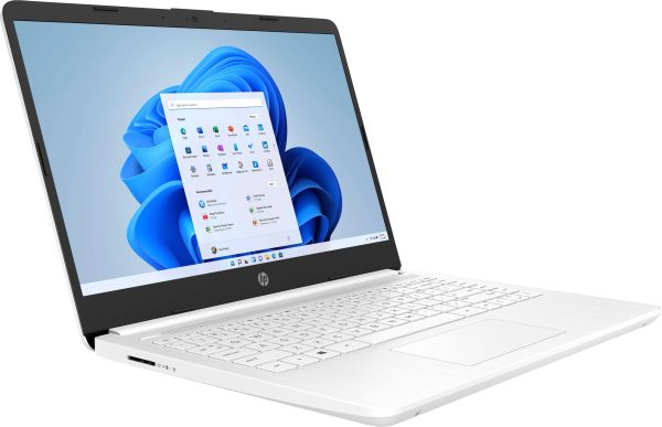 HP 14 Laptop Intel Celeron N4120 4GB Memory 64GB eMMC White-2