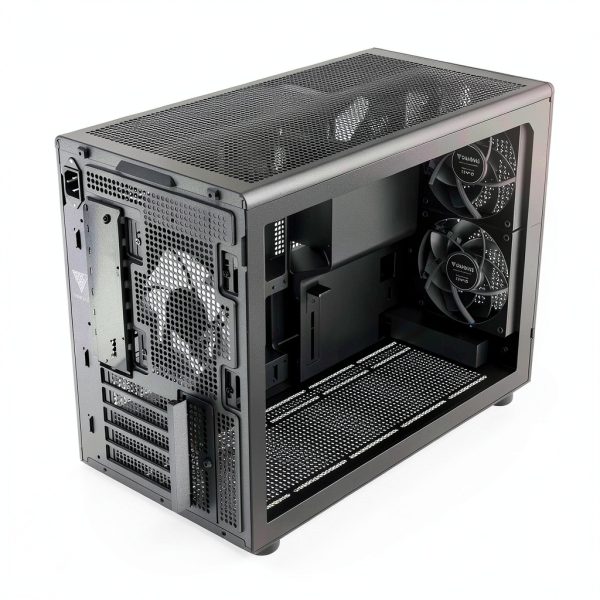 GAMDIAS ATHENA M4M mATX PC Case Mesh Front 3 Fans-3