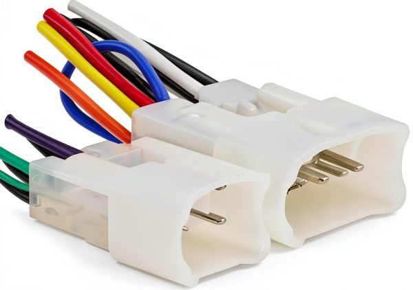 Toyota Scion Radio Harness Adapter Copper Vinyl Installation-0
